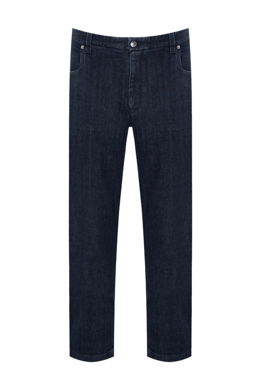 Zilli man cotton and cashmere jeans blue for men купить с ценами и фото 152869 - photo 1