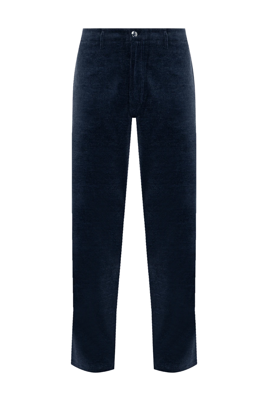 Zilli man blue cotton jeans for men купить с ценами и фото 152907 - photo 1