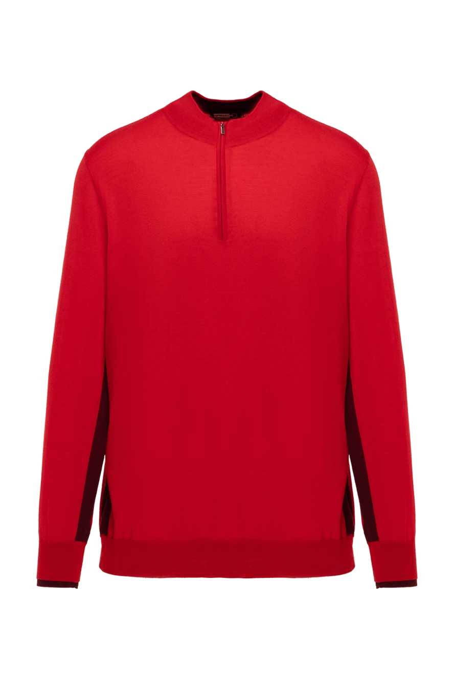 Zilli man cashmere and silk troyer red for men купить с ценами и фото 152965 - photo 1