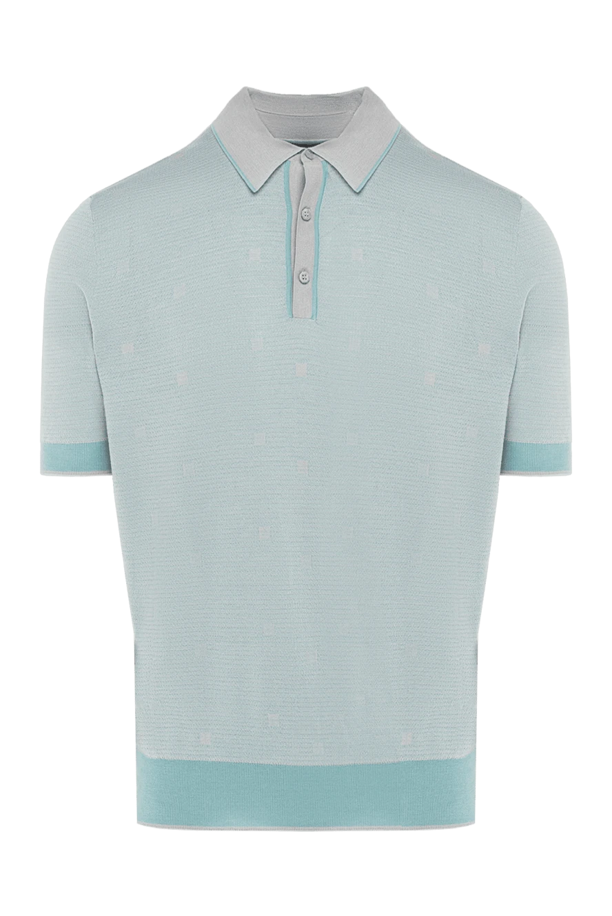 Stefano Ricci polo from silk gray for men 153192 - photo 1