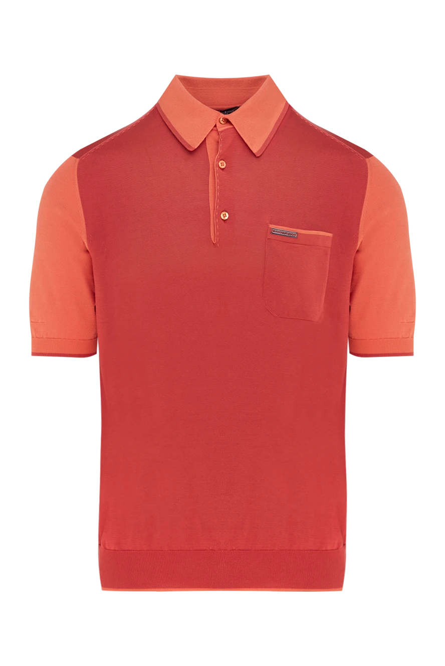 Stefano Ricci red silk polo shirt with chest pocket
153194 - photo 1