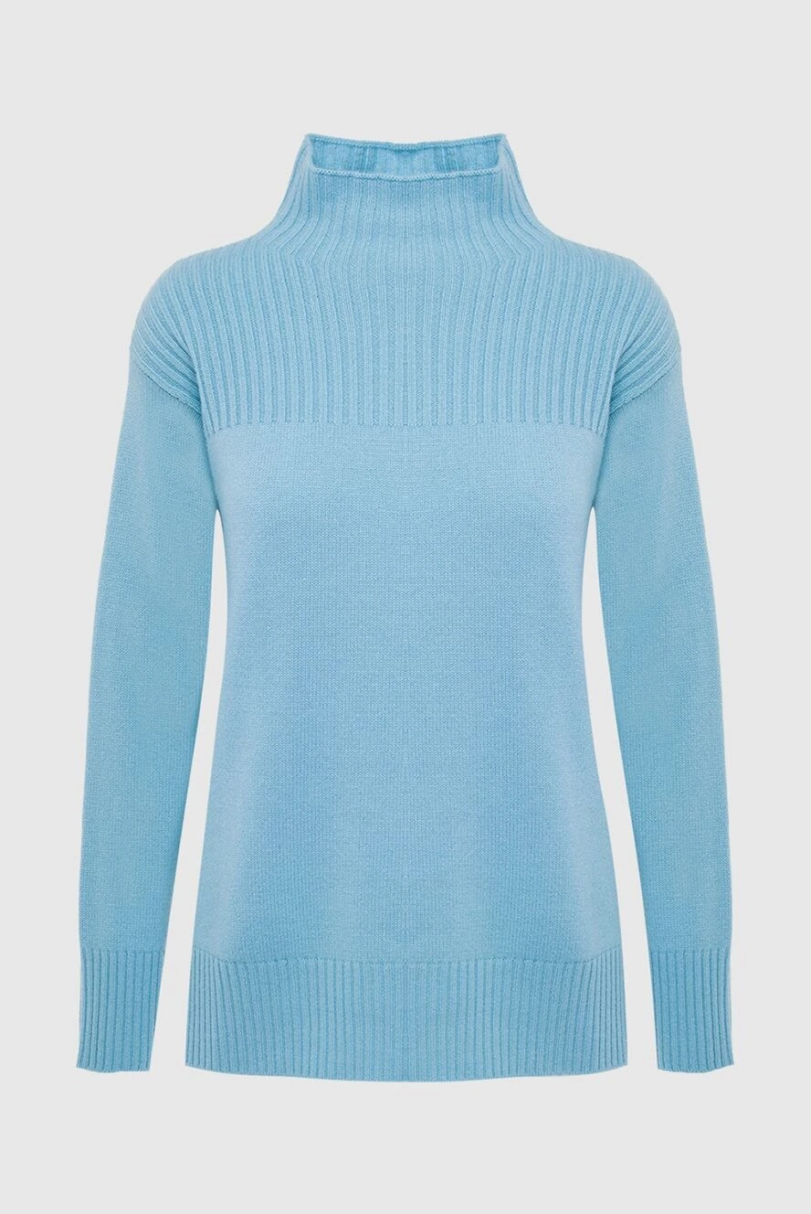 Panicale woman blue cashmere jumper for women купить с ценами и фото 153202 - photo 1