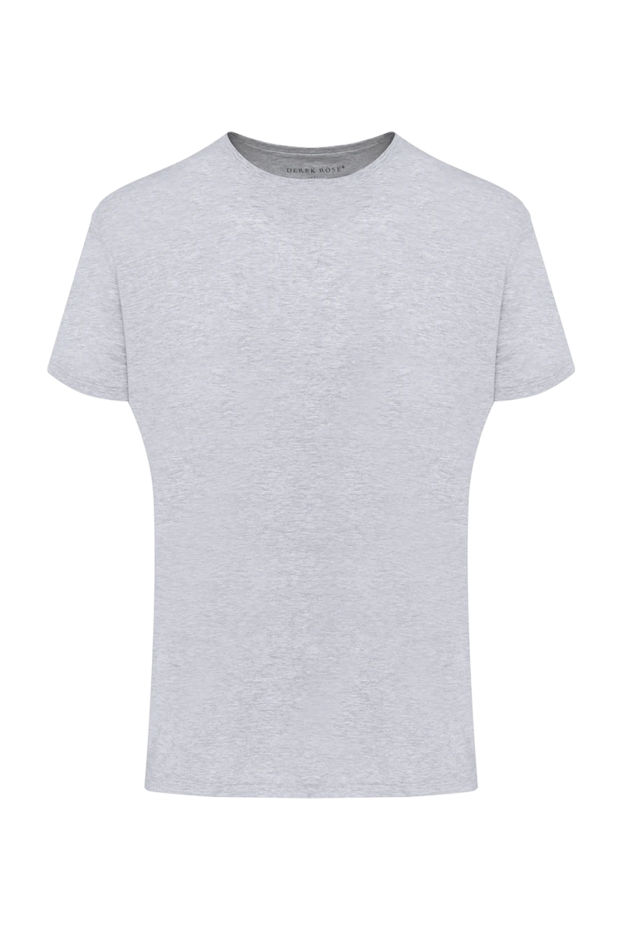 Derek Rose man t-shirt made of micromodal and elastane, gray for men купить с ценами и фото 153233 - photo 1