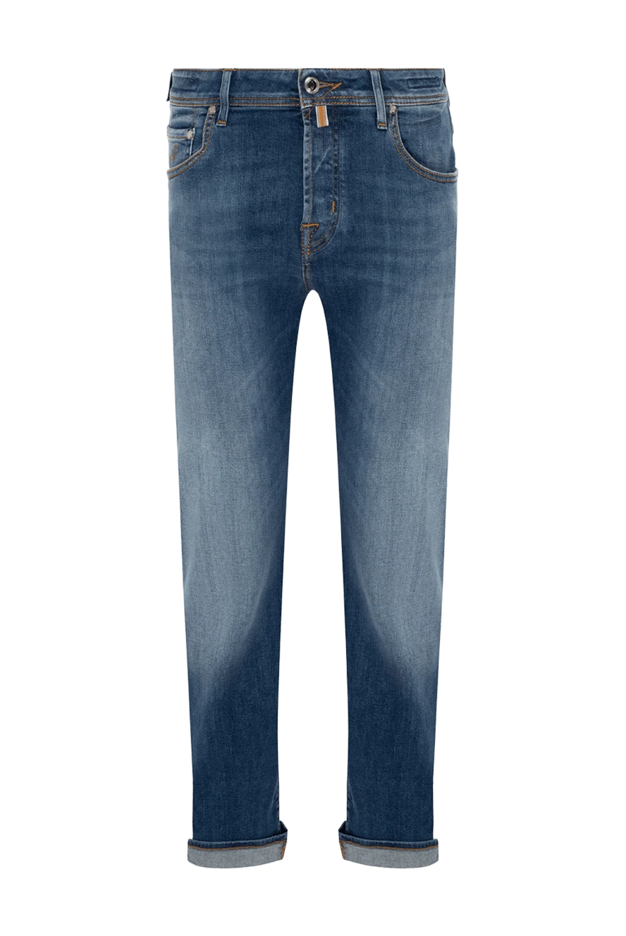 Jacob Cohen man cotton and elastomer jeans blue for men купить с ценами и фото 153253 - photo 1