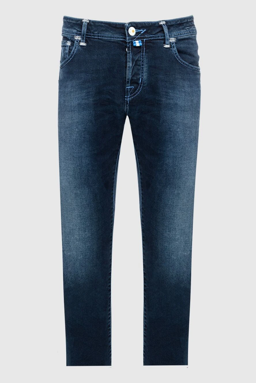 Jacob Cohen man blue cotton jeans for men купить с ценами и фото 153266 - photo 1