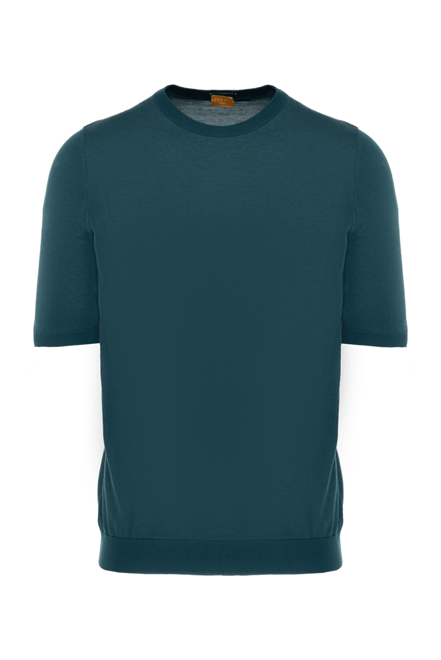 Svevo man green short sleeve cotton jumper for men купить с ценами и фото 153343 - photo 1