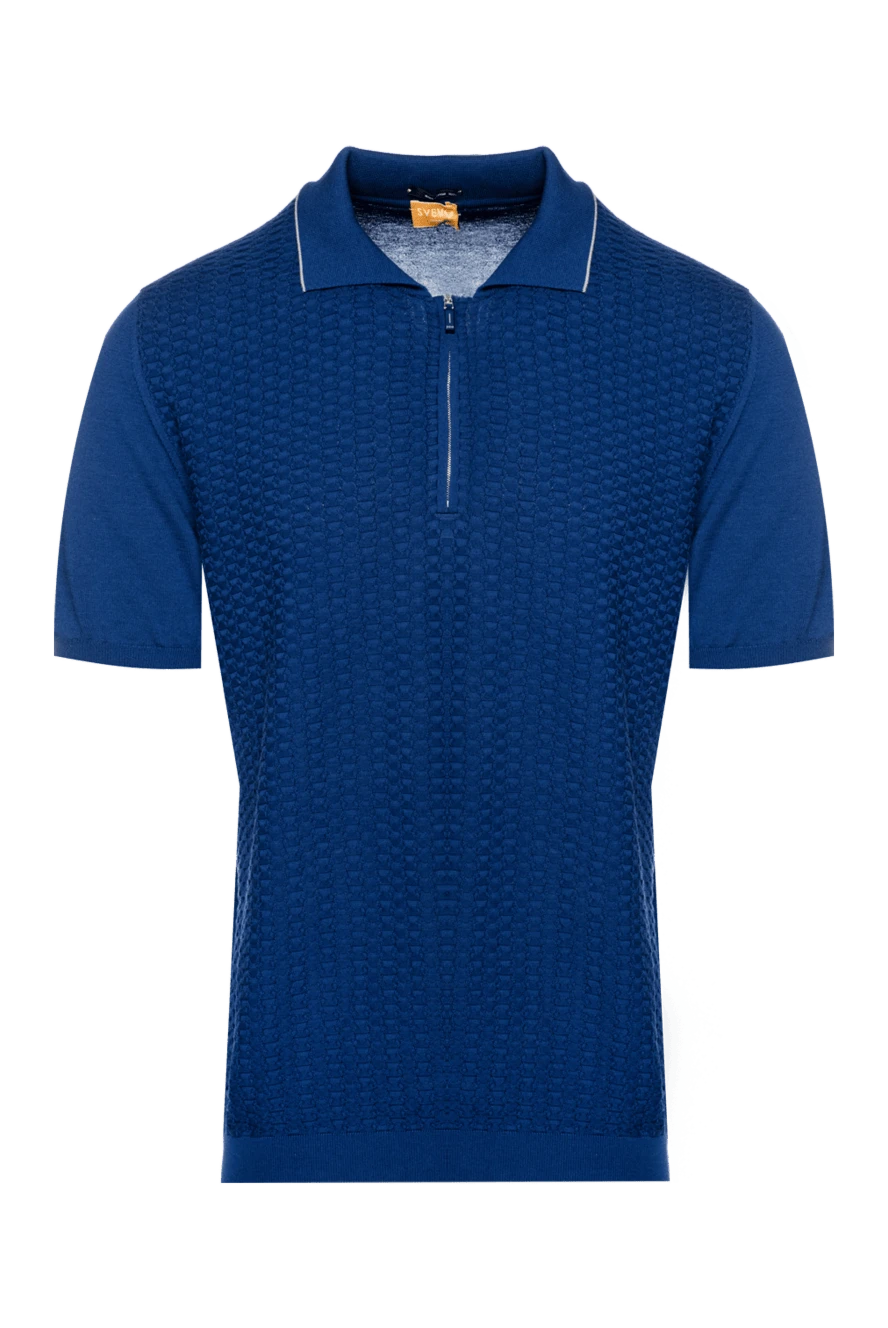 Svevo man cotton polo blue for men купить с ценами и фото 153346 - photo 1