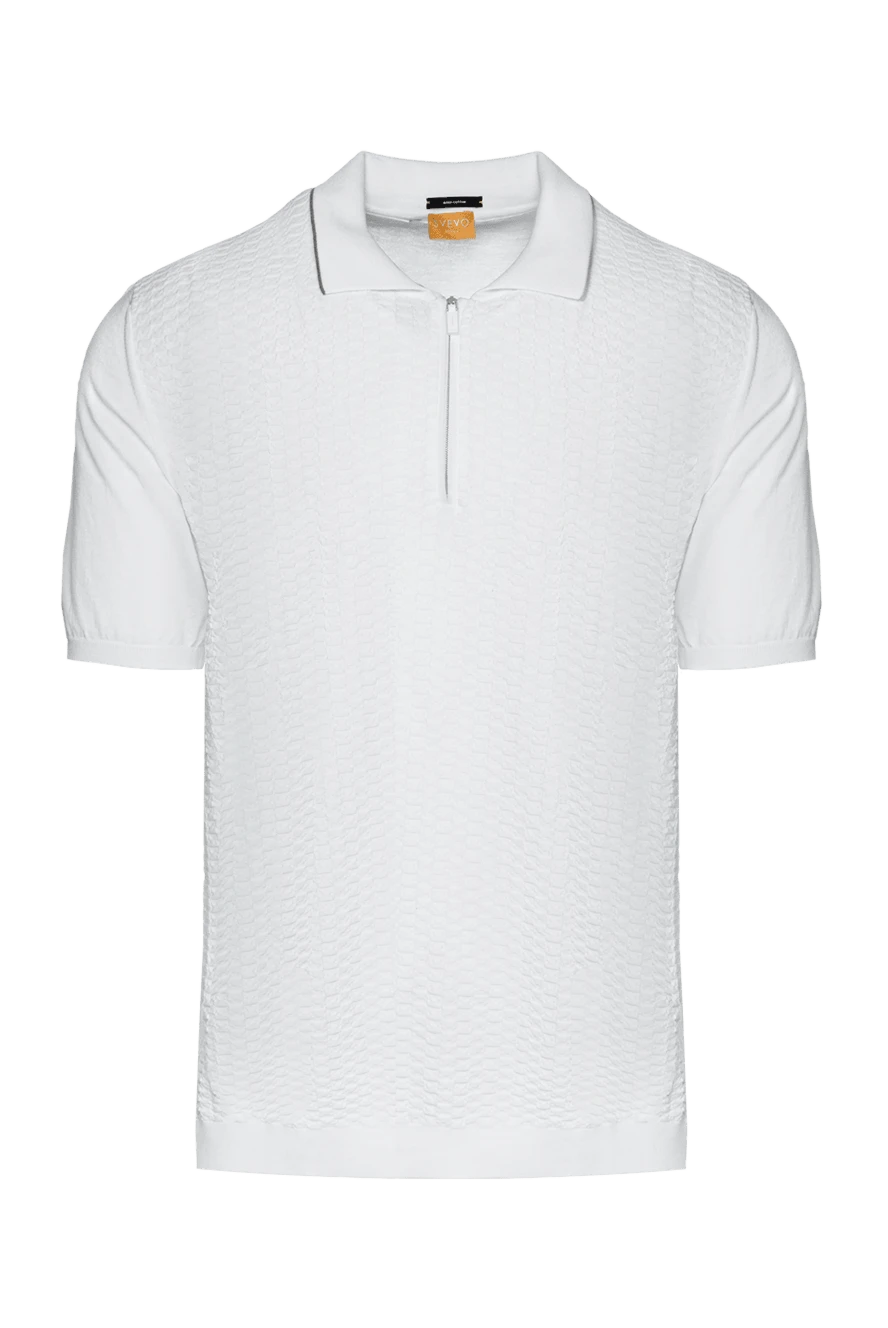 Svevo man cotton polo white for men купить с ценами и фото 153347 - photo 1