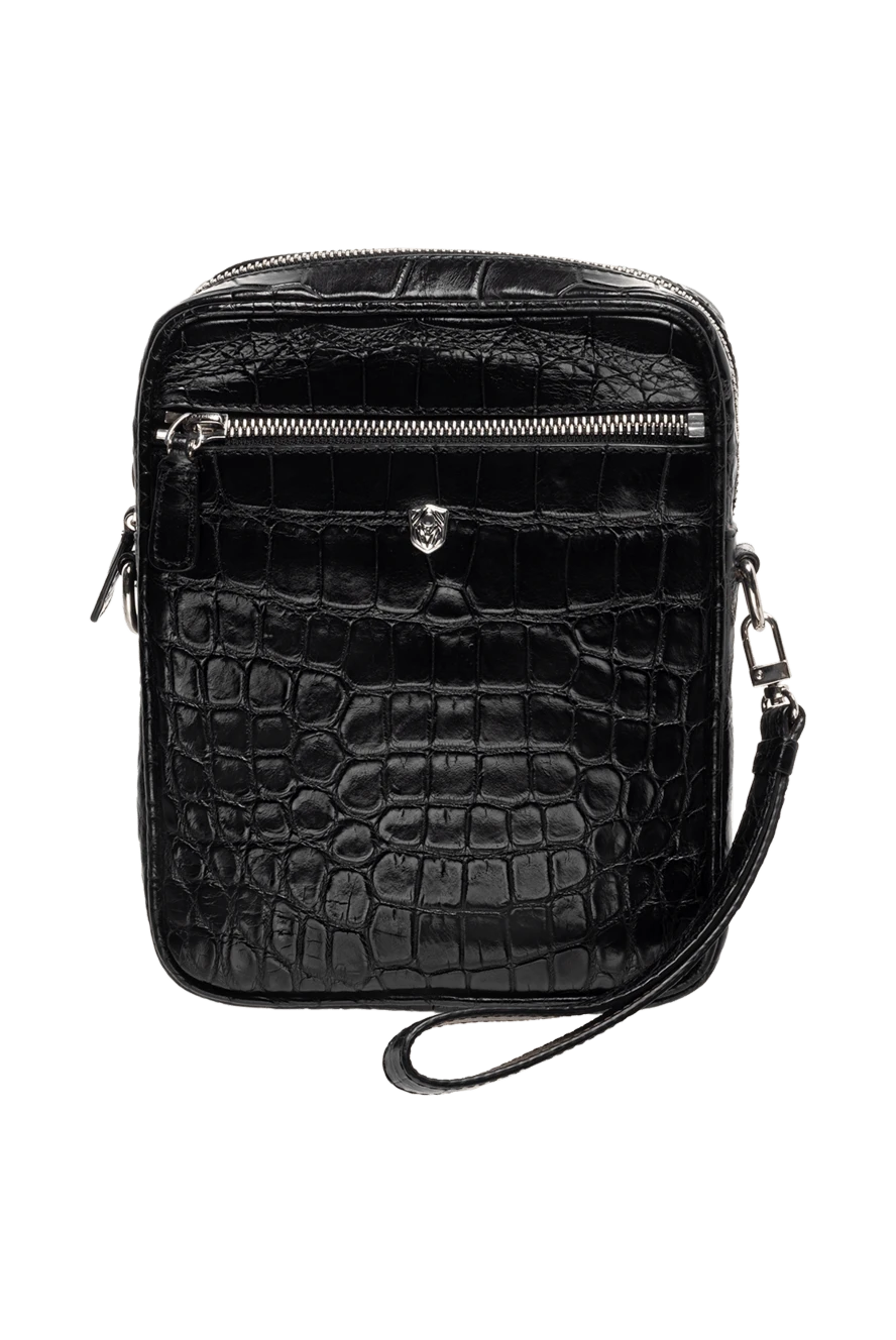 Tardini man black alligator shoulder bag for men купить с ценами и фото 153610 - photo 1