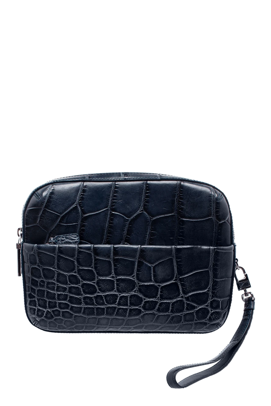 Tardini man men's blue alligator leather clutch купить с ценами и фото 153614 - photo 1