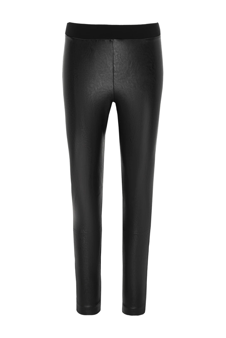 D.Exterior woman black polyurethane and viscose trousers for women купить с ценами и фото 153702 - photo 1