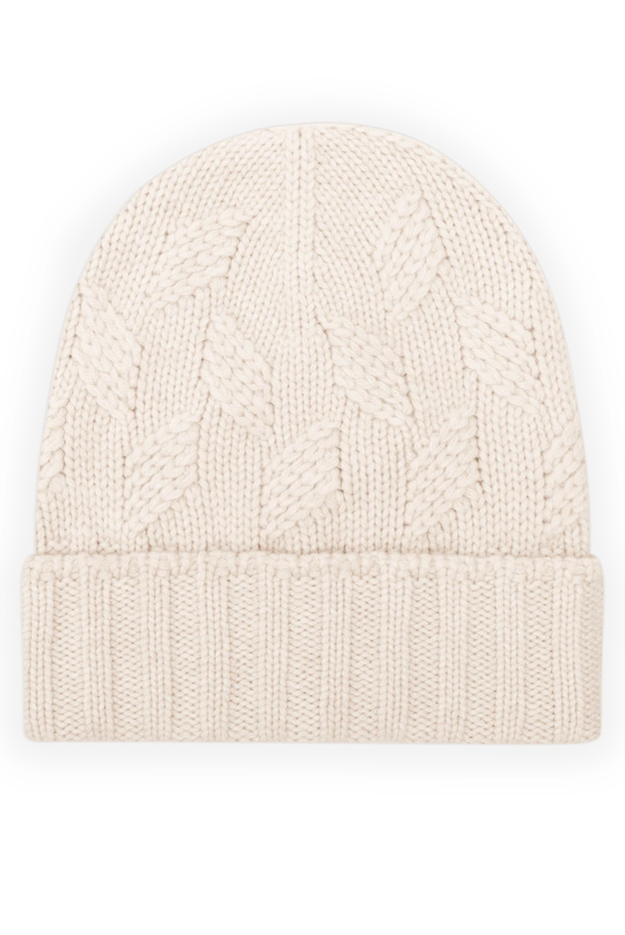 Gran Sasso man beige cashmere hat for men купить с ценами и фото 153770 - photo 1