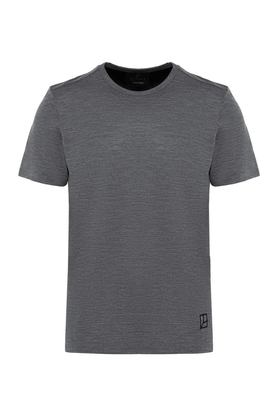 Gran Sasso man gray wool t-shirt for men купить с ценами и фото 153783 - photo 1