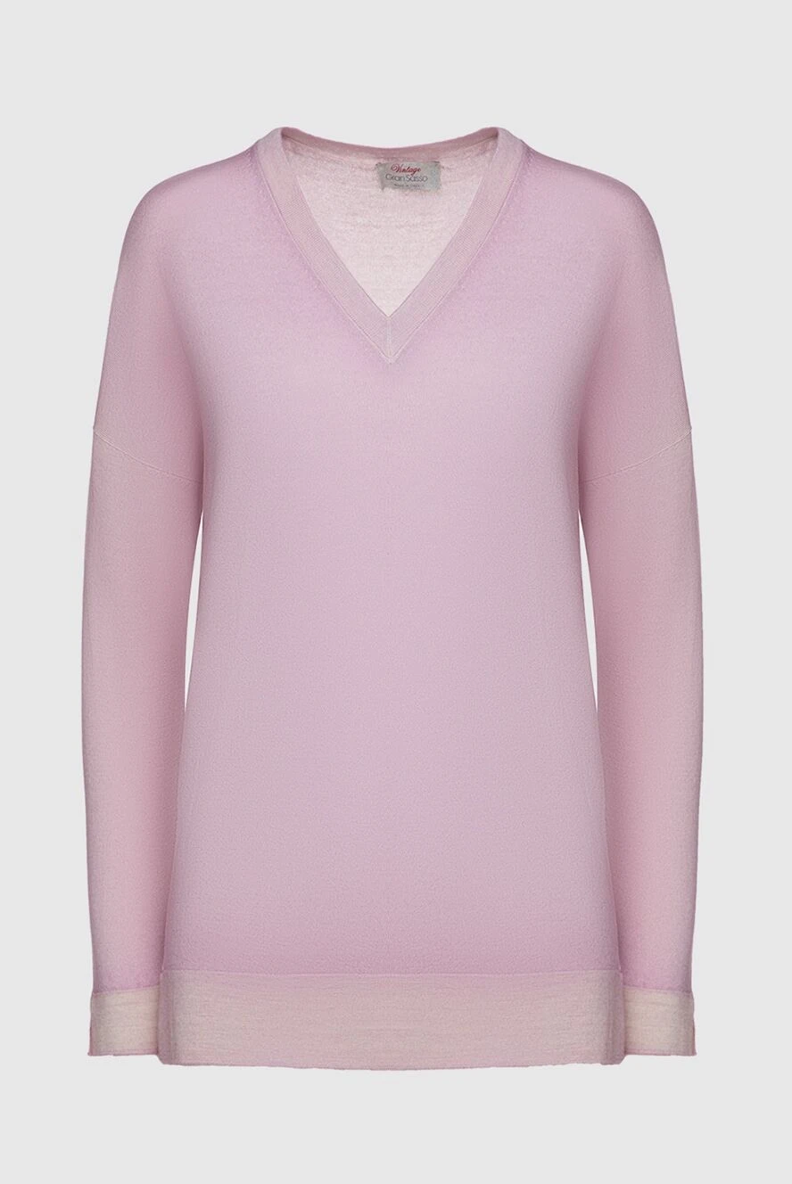 Gran Sasso woman pink wool jumper for women купить с ценами и фото 153801 - photo 1