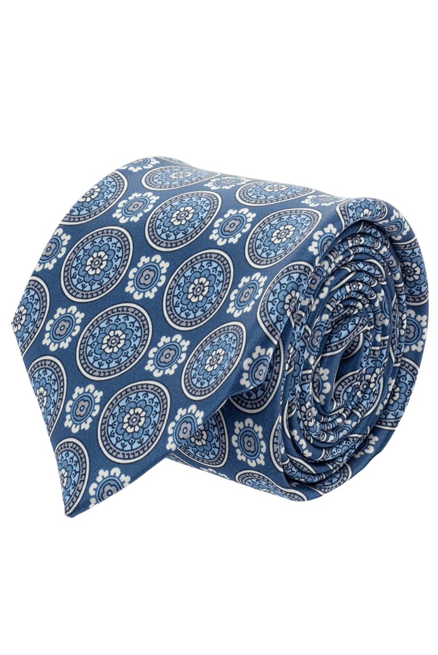 Corneliani man blue silk tie for men купить с ценами и фото 153827 - photo 1