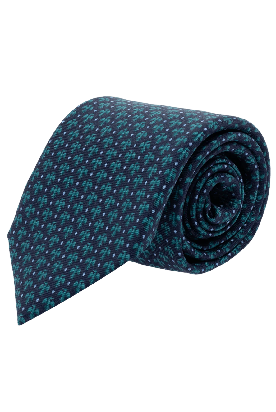 Corneliani man blue silk tie for men купить с ценами и фото 153829 - photo 1