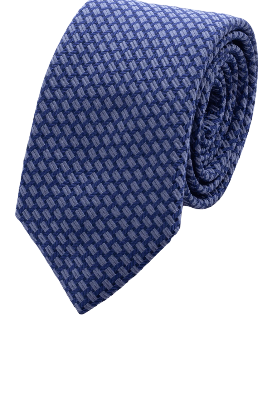 Corneliani man blue silk tie for men купить с ценами и фото 153844 - photo 1