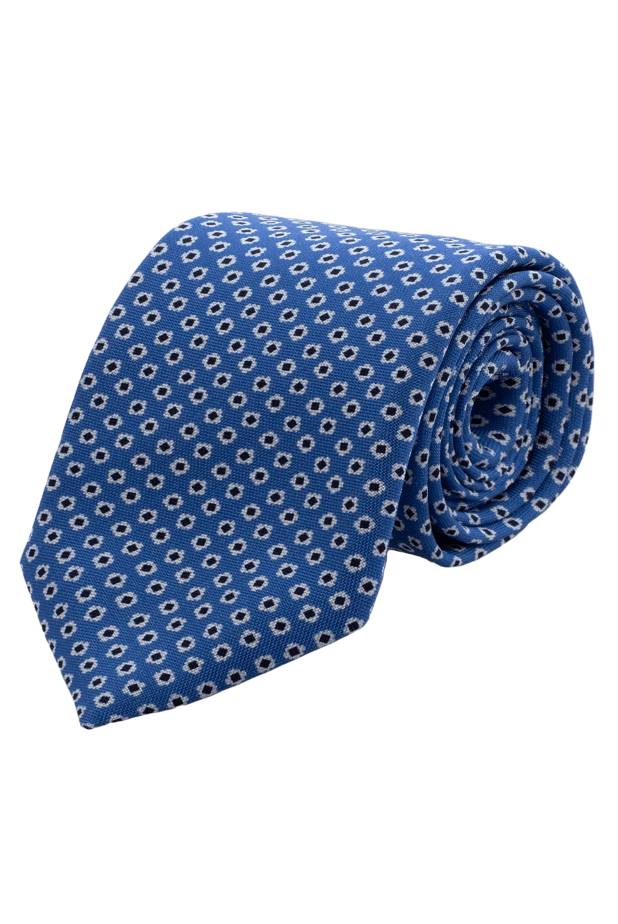 Corneliani man blue silk tie for men купить с ценами и фото 153846 - photo 1