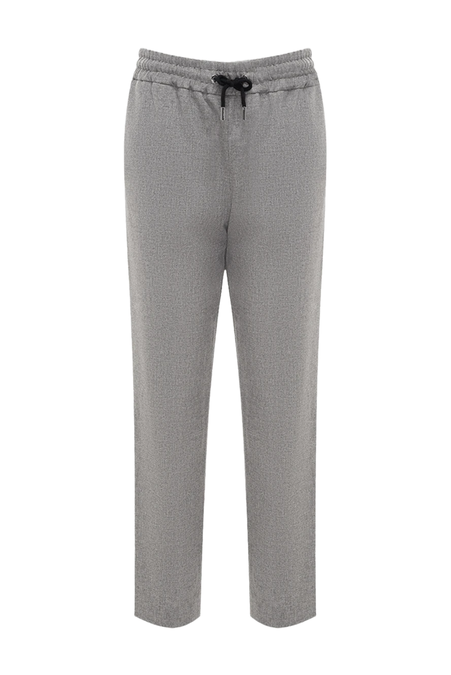 Max&Moi woman gray wool and polyester trousers for women купить с ценами и фото 153954 - photo 1