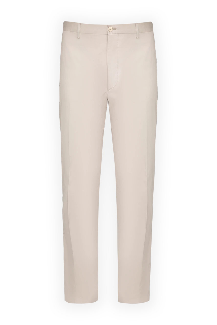 Zilli man beige cotton trousers for men купить с ценами и фото 154053 - photo 1