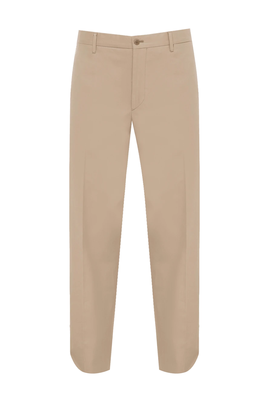 Zilli man beige cotton trousers for men купить с ценами и фото 154054 - photo 1