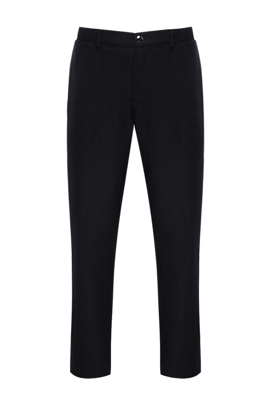 Zilli man men's black wool and cashmere trousers купить с ценами и фото 154071 - photo 1