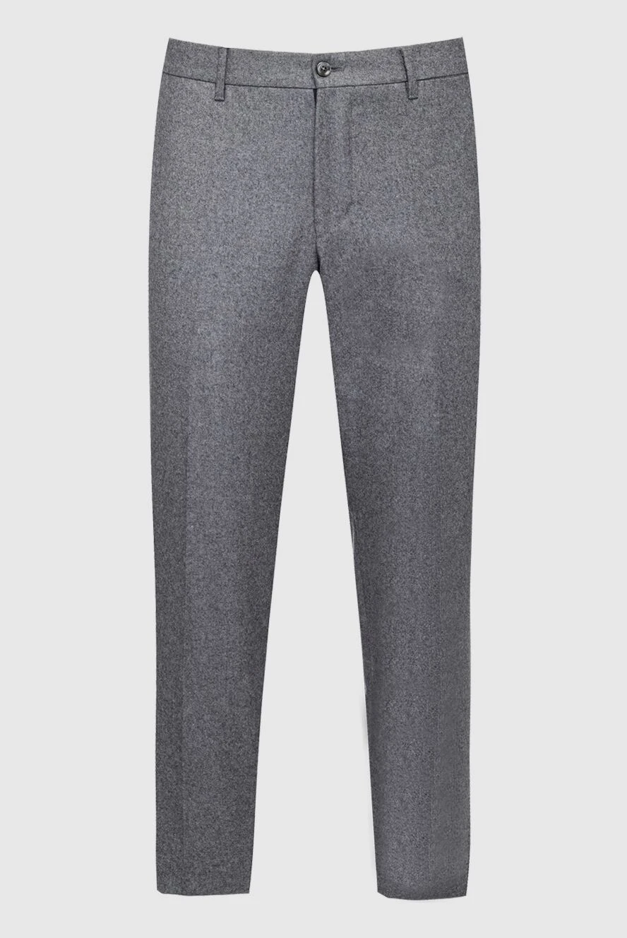 Zilli man men's gray cashmere trousers купить с ценами и фото 154077 - photo 1