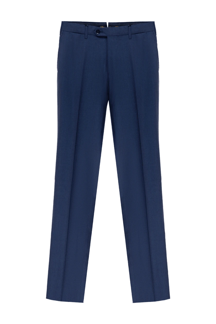 Zilli man blue cashmere trousers for men купить с ценами и фото 154096 - photo 1