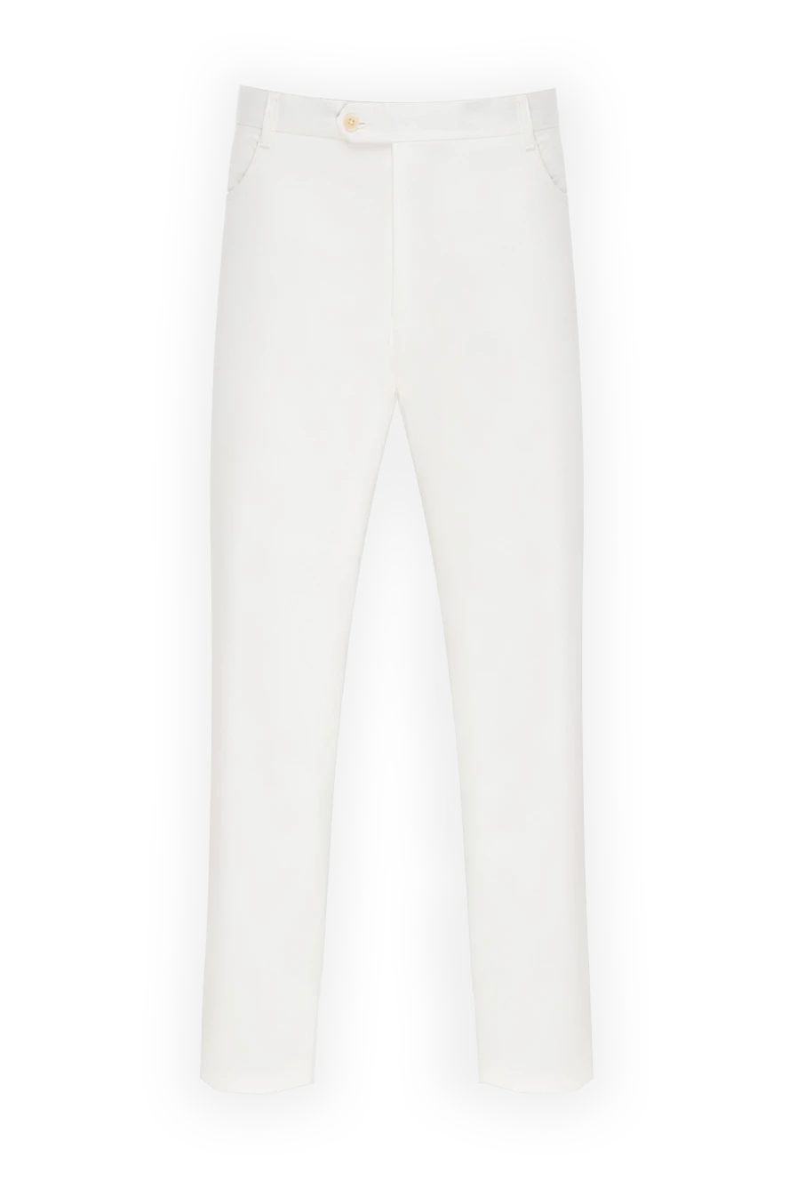 Zilli классические белые брюки из хлопка для мужчин
154108 - фото 1