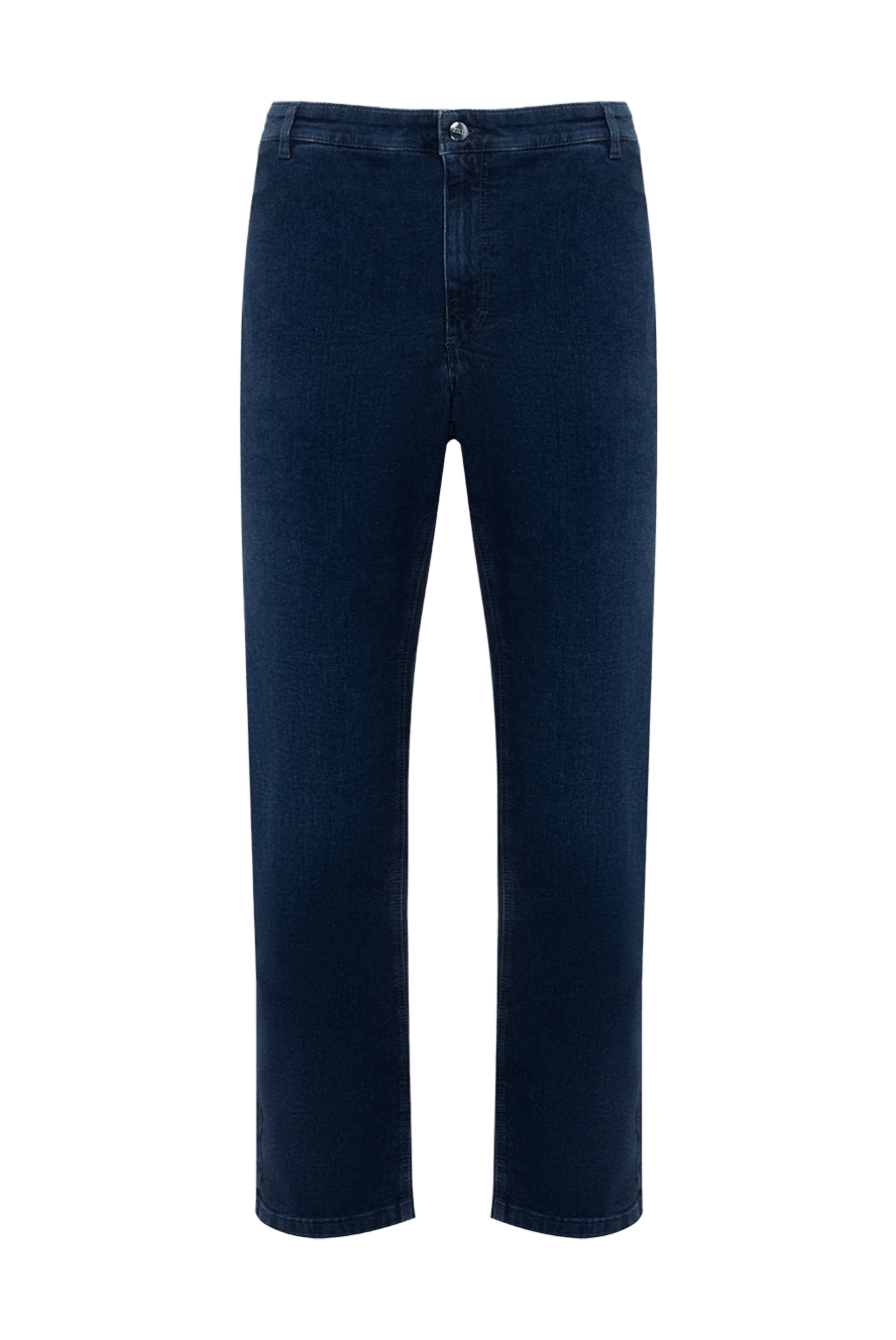 Zilli man blue cotton jeans for men купить с ценами и фото 154130 - photo 1