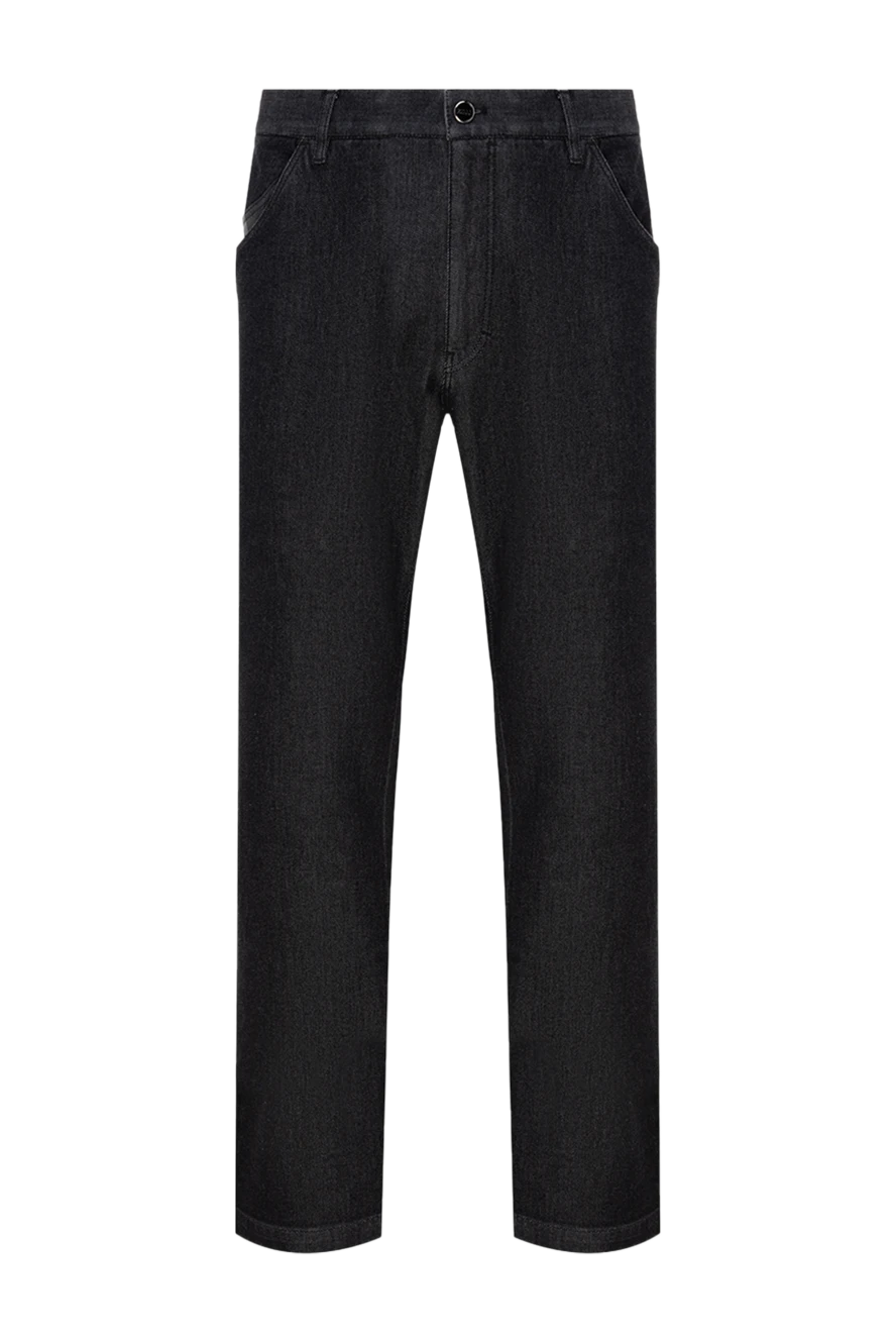 Zilli man cotton and polyamide jeans black for men купить с ценами и фото 154139 - photo 1