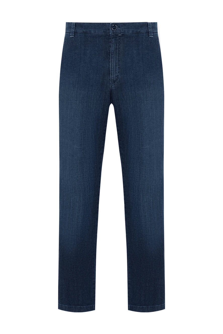 Zilli man blue cotton jeans for men купить с ценами и фото 154144 - photo 1