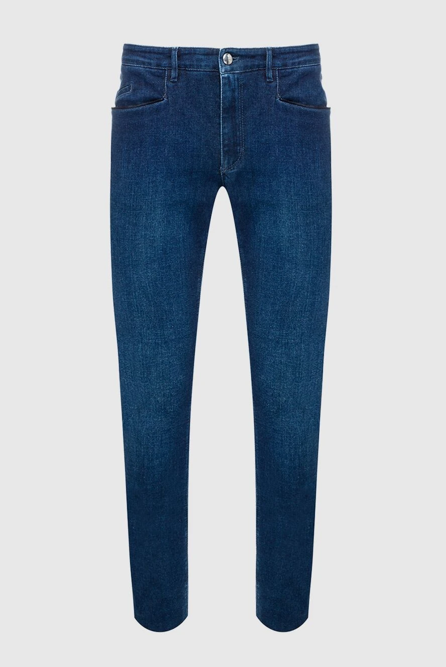 Zilli man cotton and polyester jeans blue for men купить с ценами и фото 154145 - photo 1