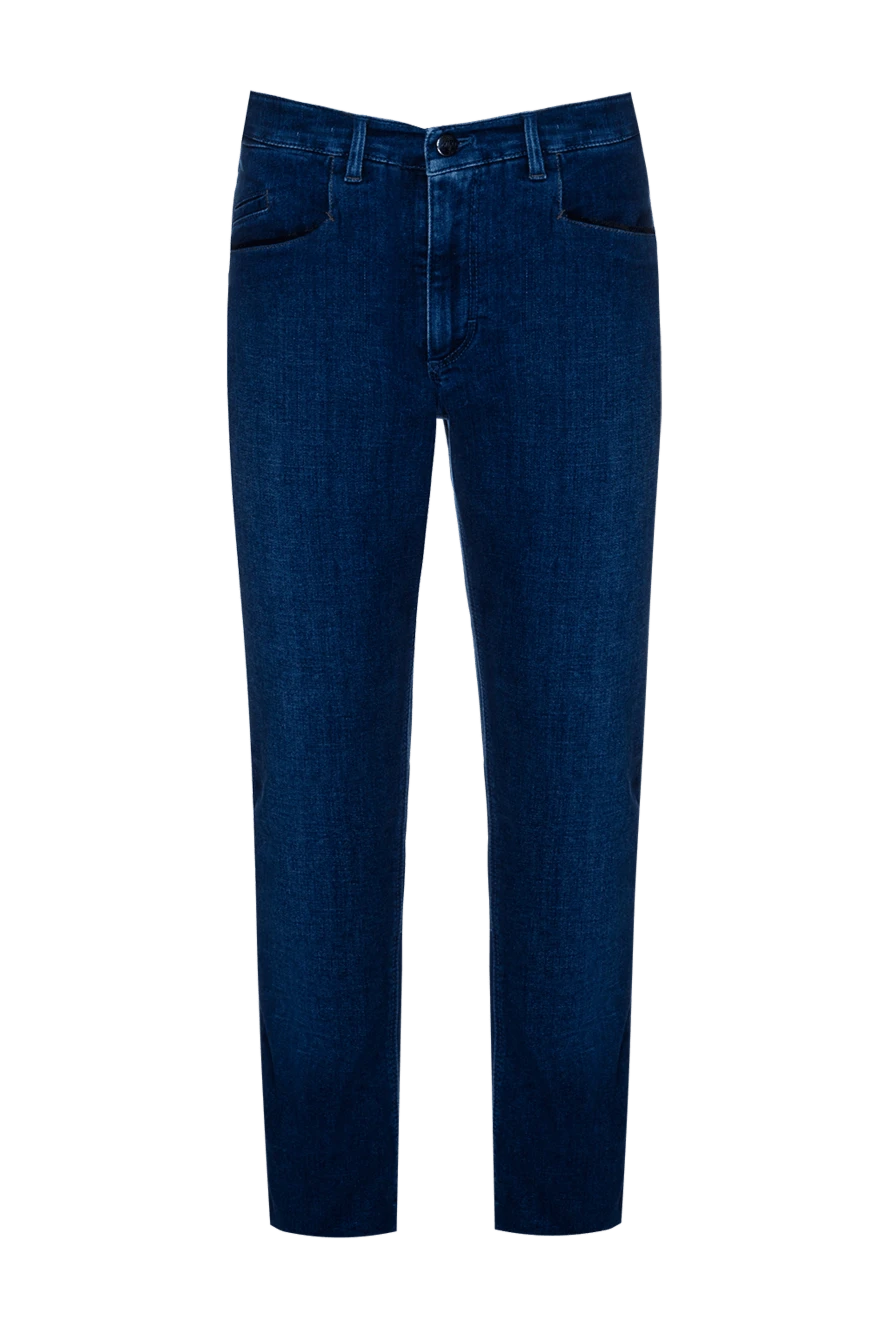 Zilli man cotton and polyester jeans blue for men купить с ценами и фото 154146 - photo 1