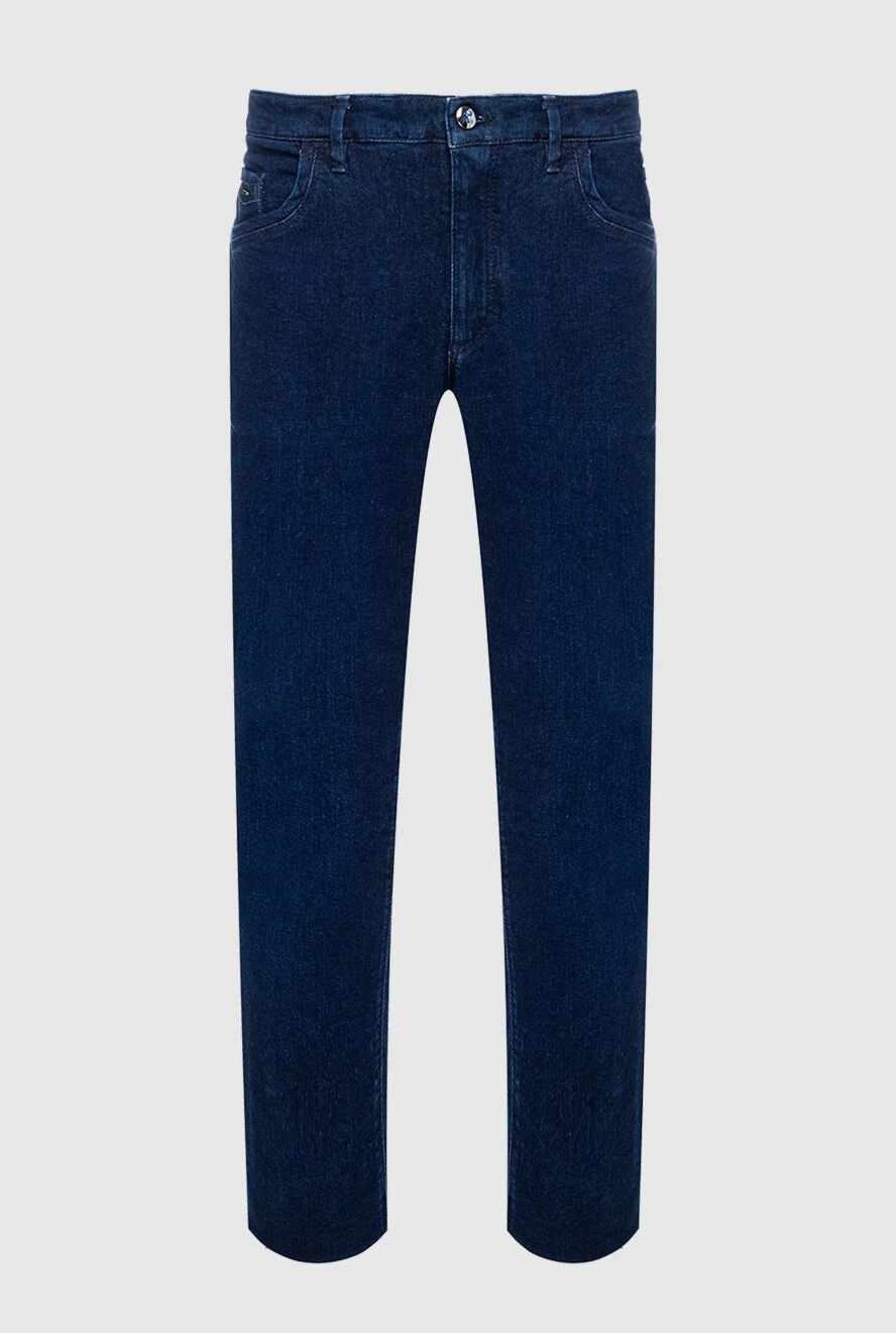 Zilli man blue cotton jeans for men купить с ценами и фото 154148 - photo 1