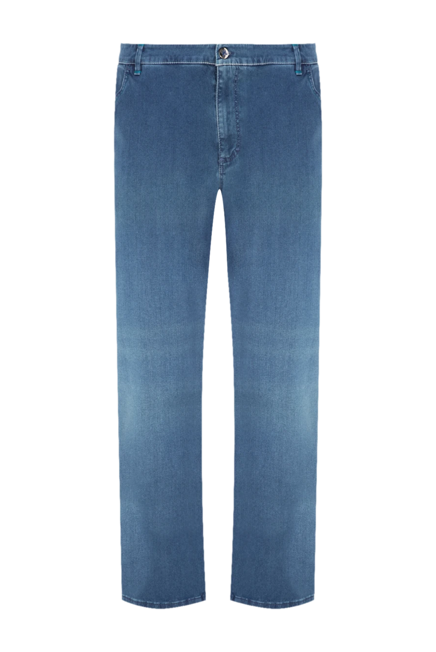 Zilli man blue cotton jeans for men купить с ценами и фото 154160 - photo 1