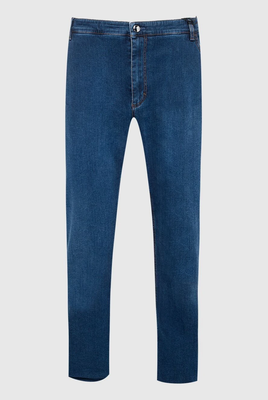 Zilli man blue cotton jeans for men купить с ценами и фото 154167 - photo 1