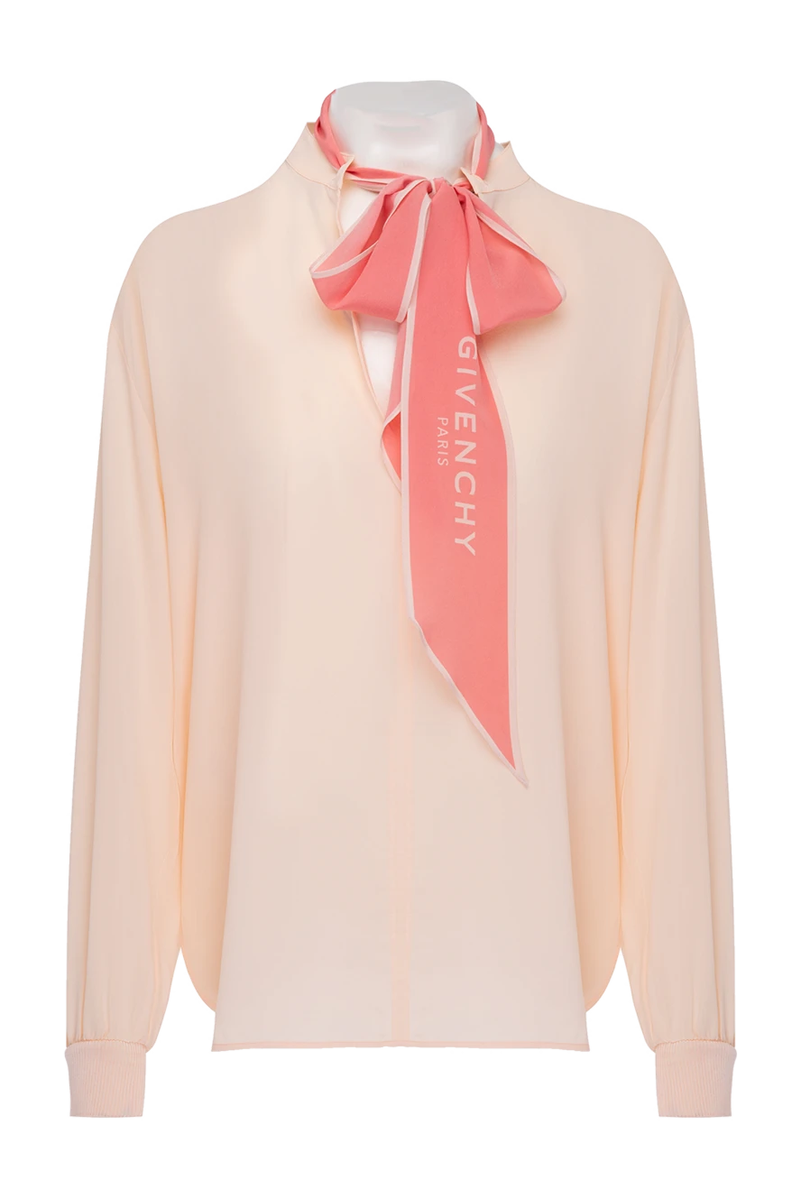 Givenchy woman pink silk blouse for women купить с ценами и фото 154191 - photo 1