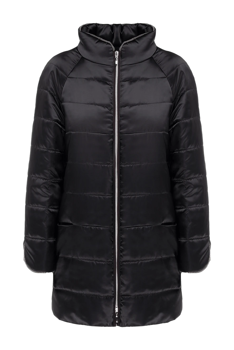 Rocco Ragni woman women's black polyester down jacket купить с ценами и фото 154353 - photo 1