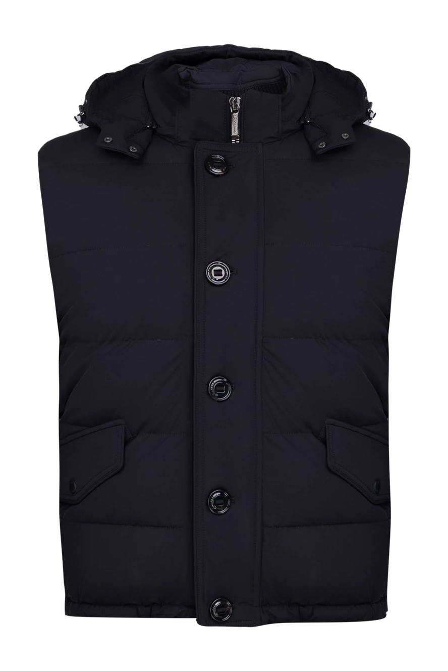 Moorer man men's down jacket made of wool and cashmere black купить с ценами и фото 154374 - photo 1