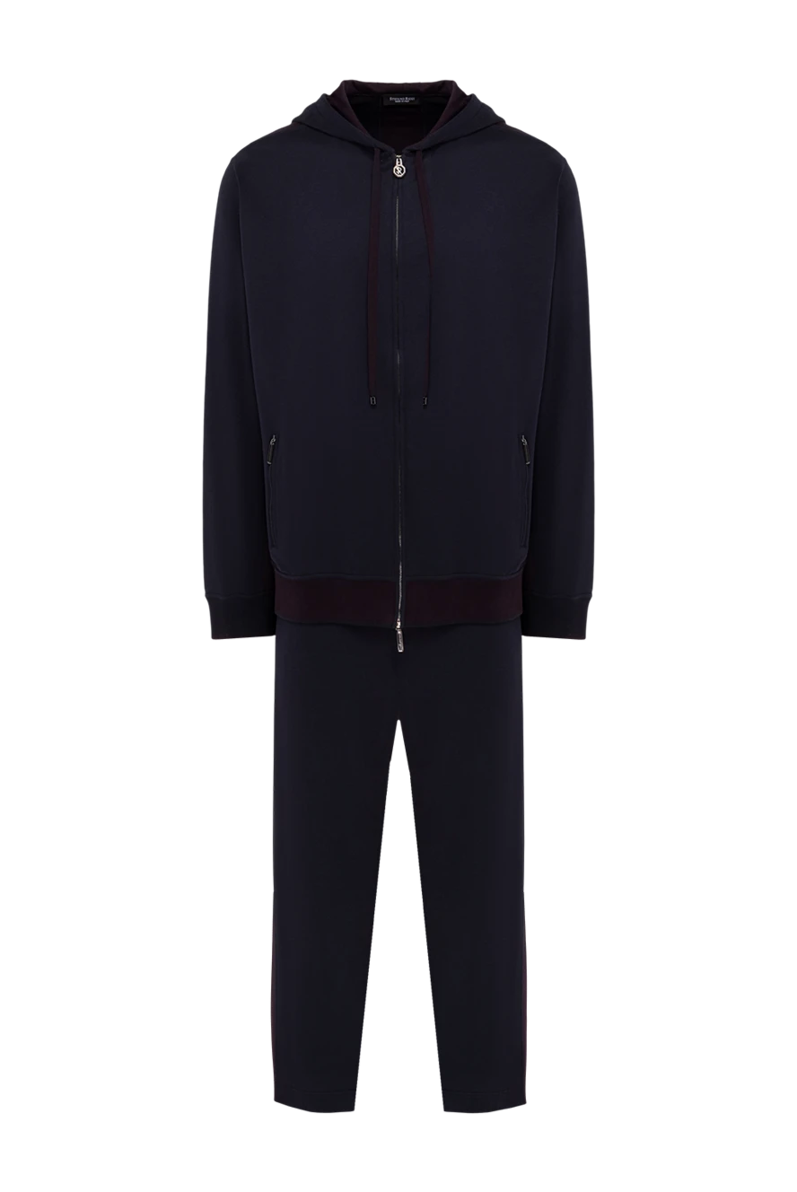 Stefano Ricci dark blue cotton tracksuit with a hood
154412 - photo 1