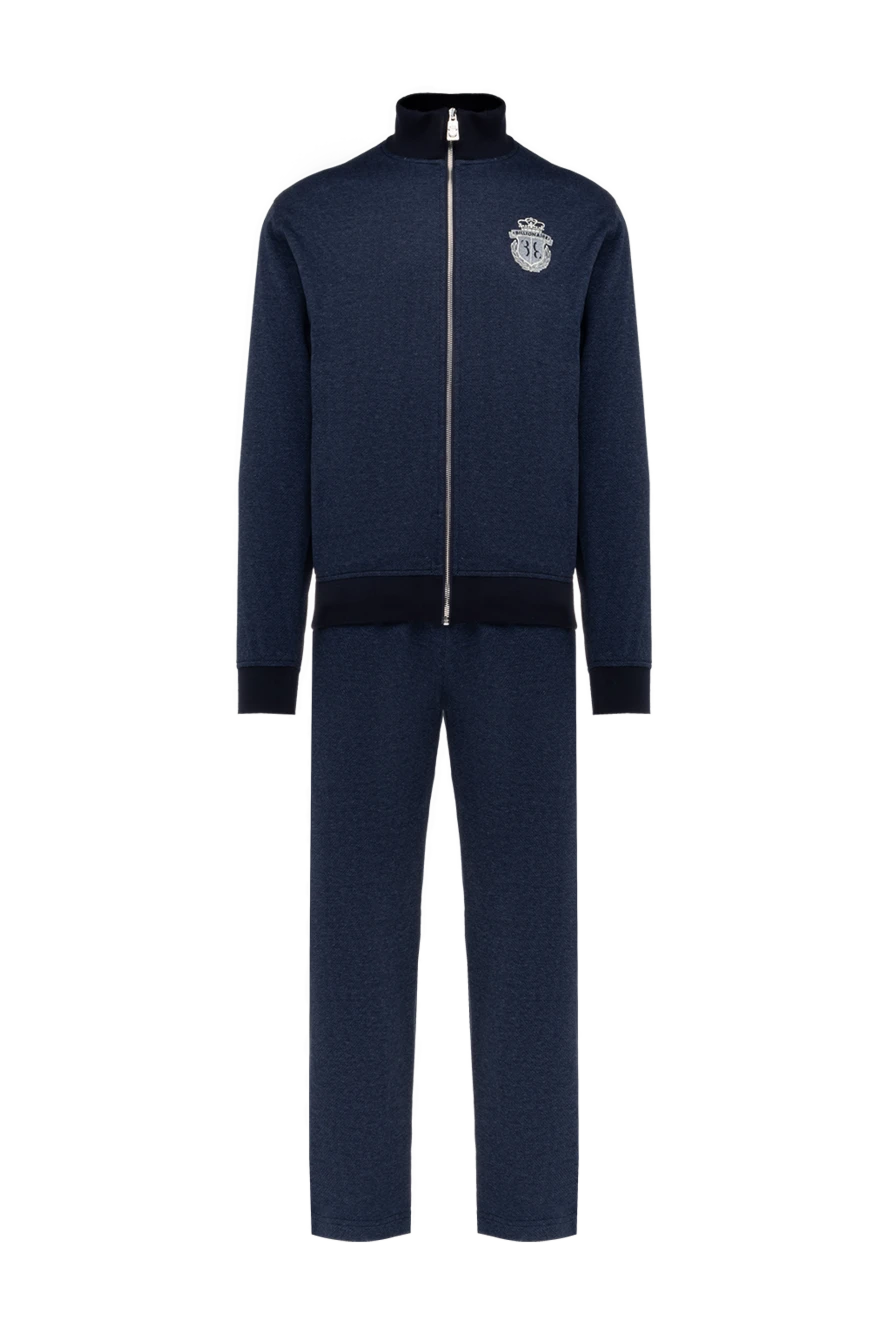 Billionaire man men's cotton sports suit, blue купить с ценами и фото 154454 - photo 1