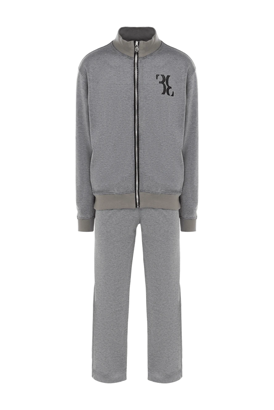 Billionaire man men's sports suit made of wool, silk and polyamide, gray купить с ценами и фото 154455 - photo 1