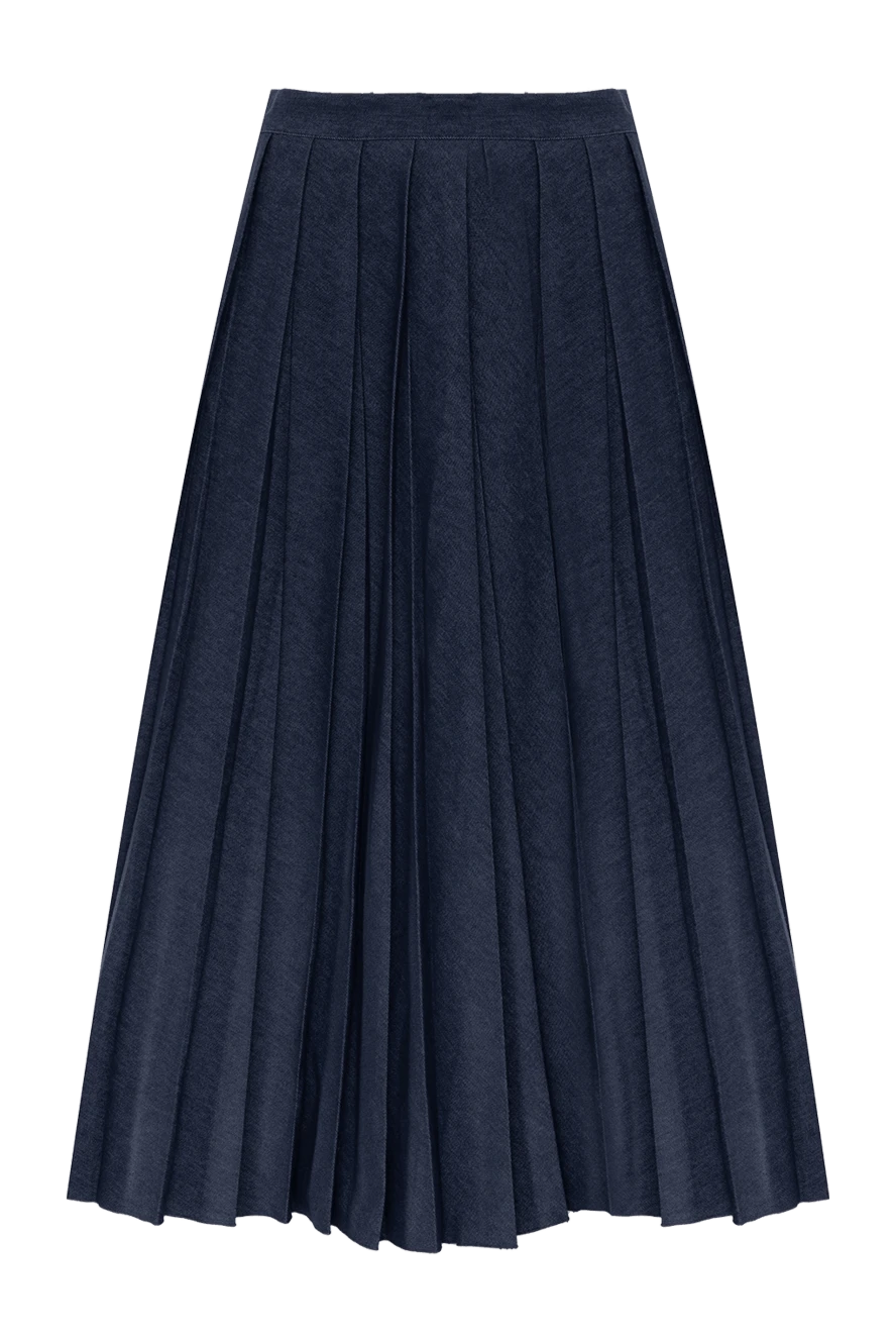 MSGM woman blue skirt for women купить с ценами и фото 154608 - photo 1