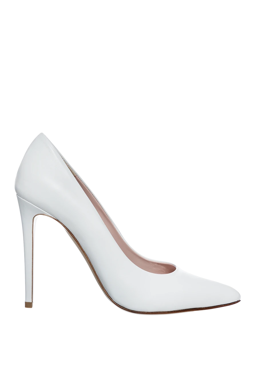 Francesco Sacco woman white leather shoes for women купить с ценами и фото 154660 - photo 1