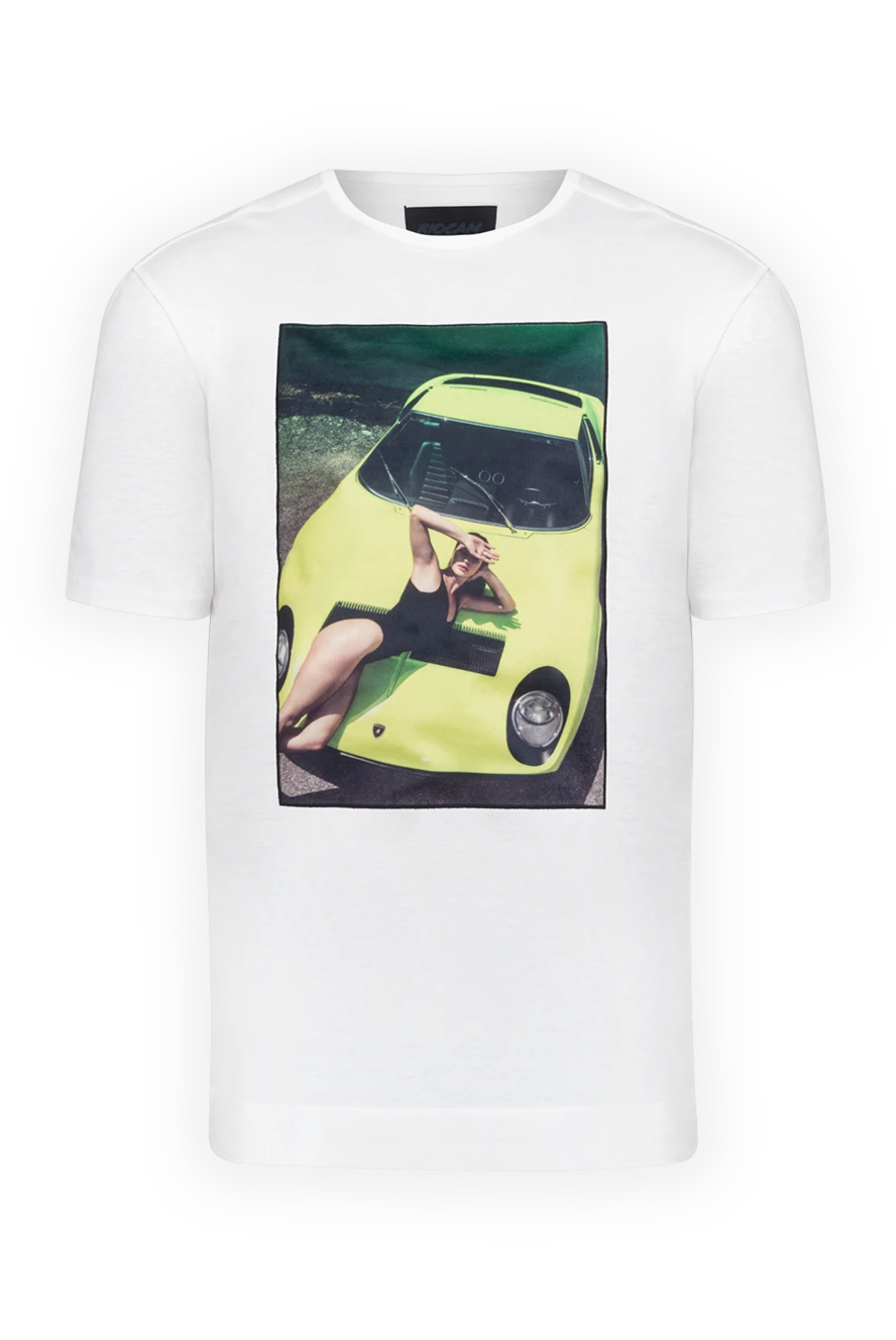 Limitato man white cotton t-shirt for men купить с ценами и фото 154712 - photo 1