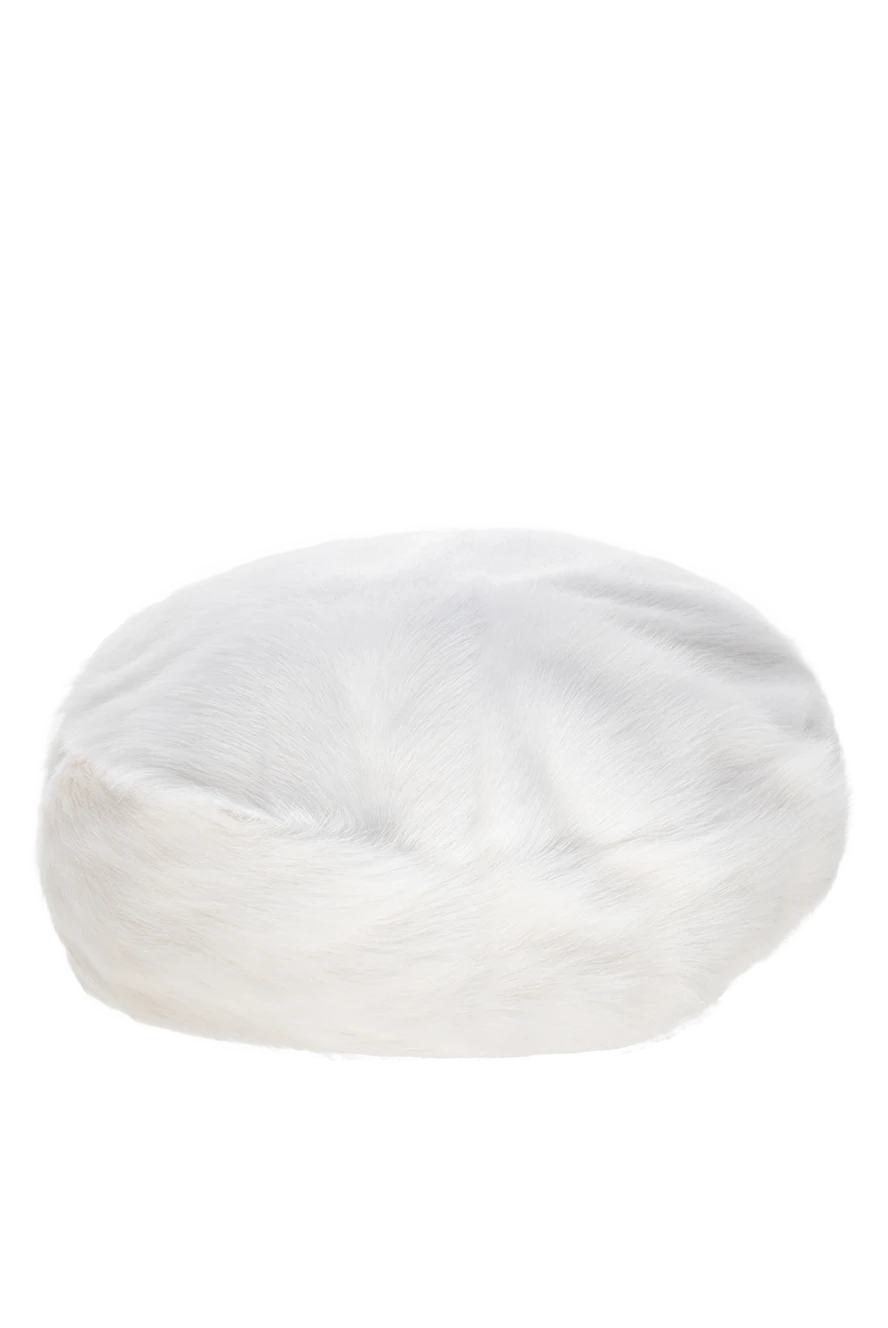 FG Furs woman white fur beret for women купить с ценами и фото 154875 - photo 1