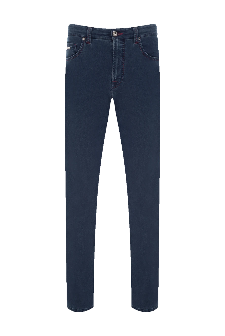 Stefano Ricci ерлерге арналған көк мақта және полиэфирлі джинсы 154893 - фото 1