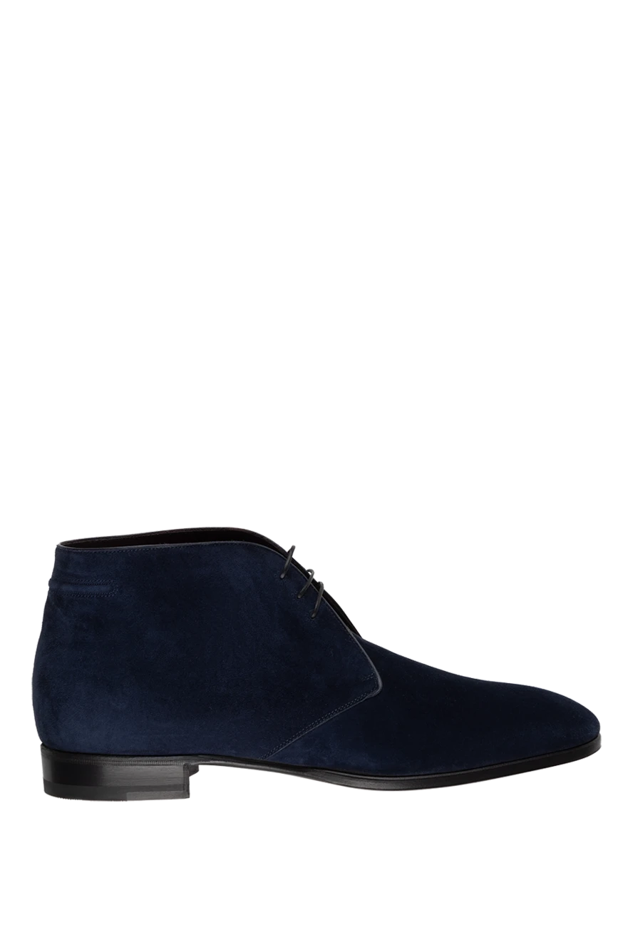 Stefano Ricci ботинки из замши глубокого синего цвета на классической подошве
154915 - фото 1