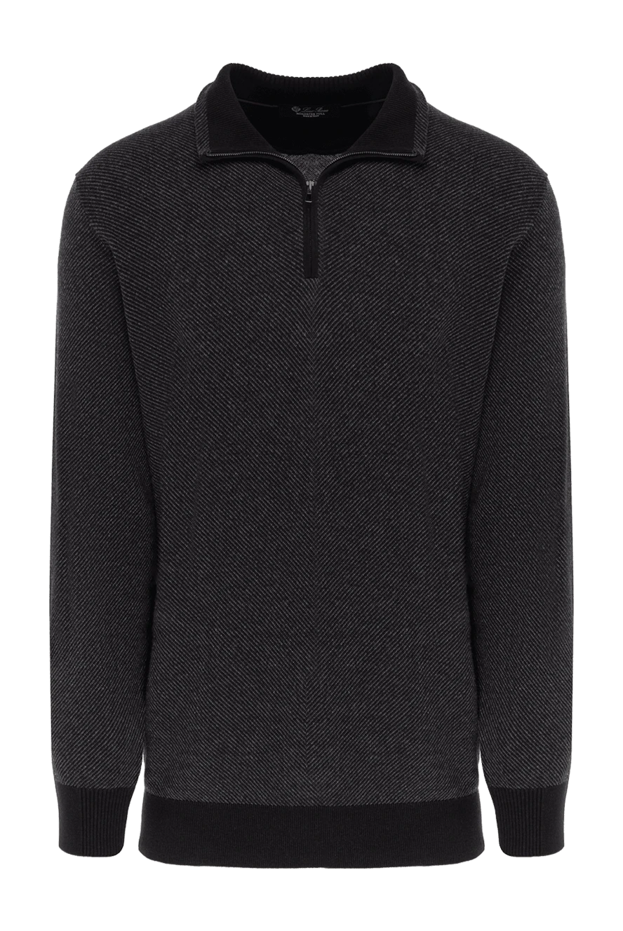 Loro Piana man gray cashmere troyer for men купить с ценами и фото 154983 - photo 1